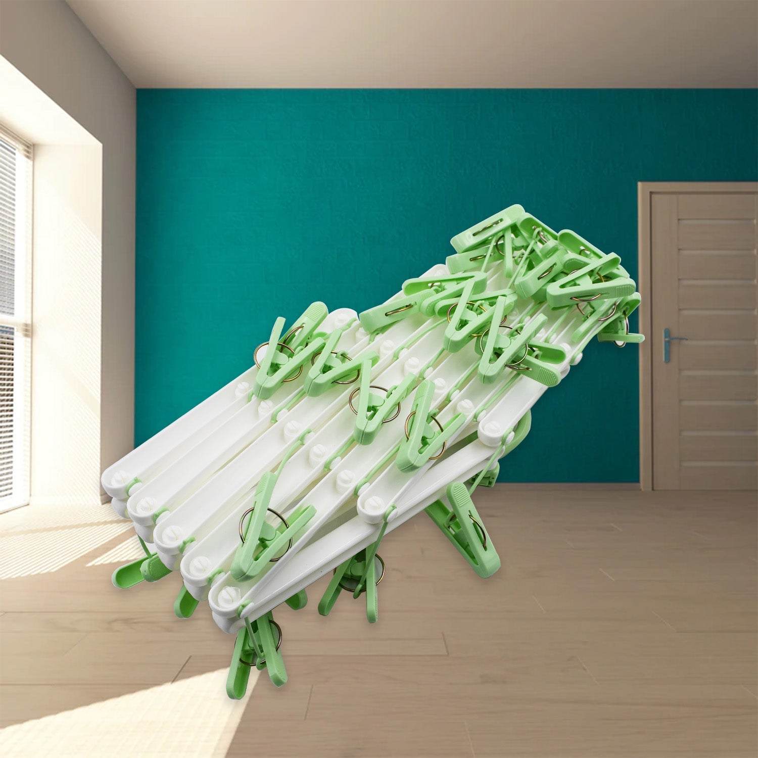 6921 Big Adjustable Clothes Hanger, Windproof Tumble Dryer, Extendable, Socks Washing Liner, Plastic Drying Rack, Sock Hanger, Foldable Hanger, Underwear Dryer with 29 Clips 6921 Big Adjustable Clothes Hanger, Windproof Tumble Dryer, Extendable, Socks Washing Liner, Plastic Drying Rack, Sock Hanger, Foldable Hanger, Underwear Dryer with 29 Clips
